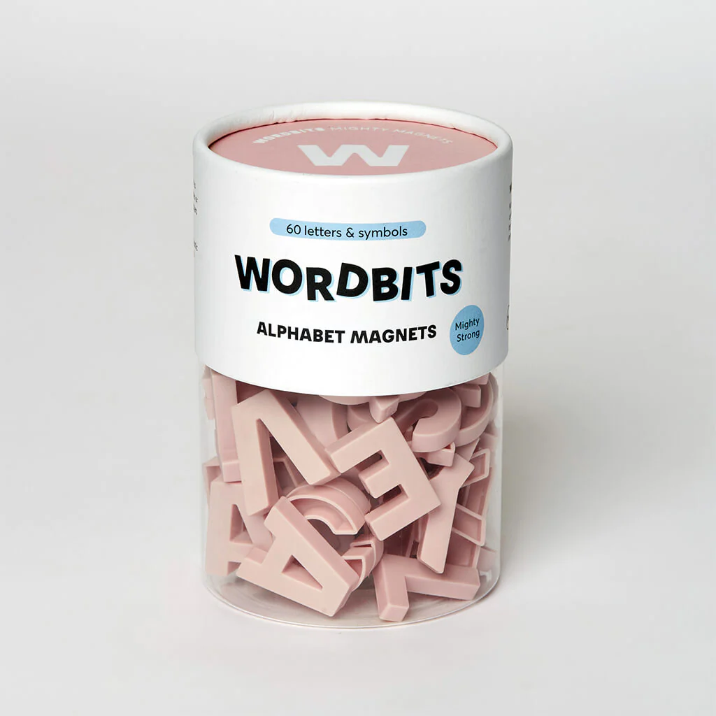 Strong Alphabet Magnets - Blush