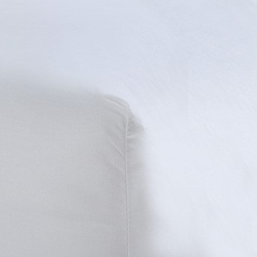 Vintage Softwash Cotton Fitted Sheet &amp; Pillowcase Set (Double) - White