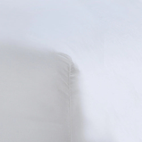 Vintage Softwash Cotton Fitted Sheet &amp; Pillowcase Set (Queen) - White
