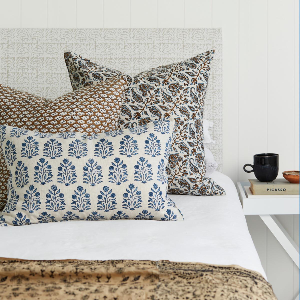 Chintz Tobacco Cushion