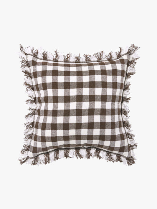 Ava Square Cushion - Gingham