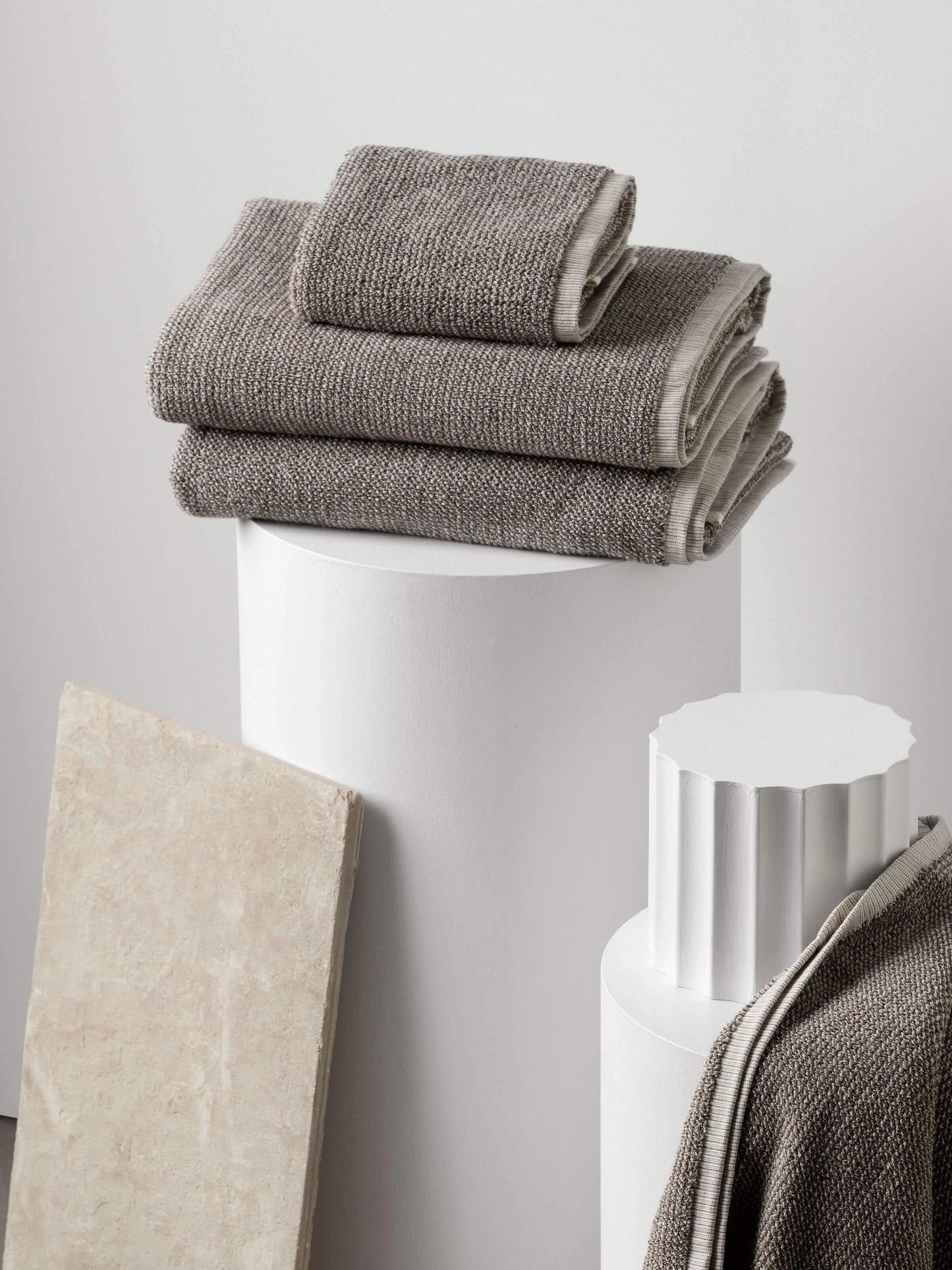 Tweed Light Face Towel