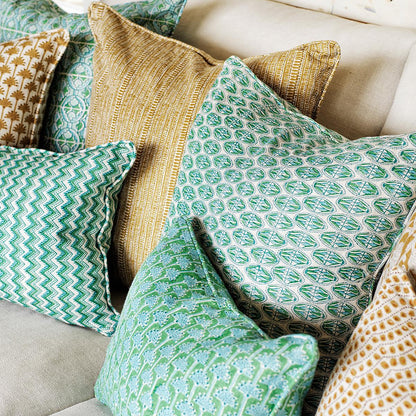 Lodhi Emerald Cushion