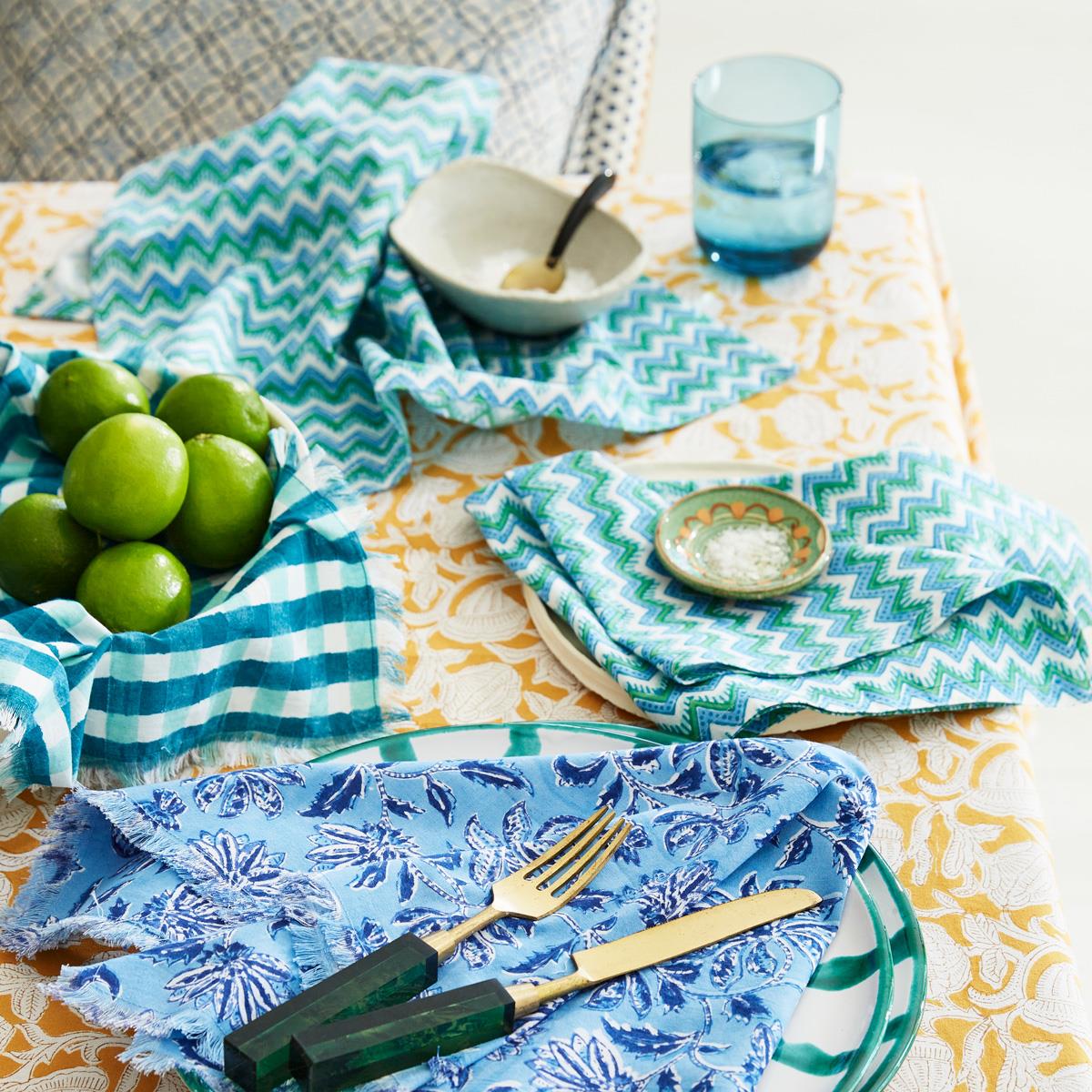 Nicobar Emerald Napkin Set
