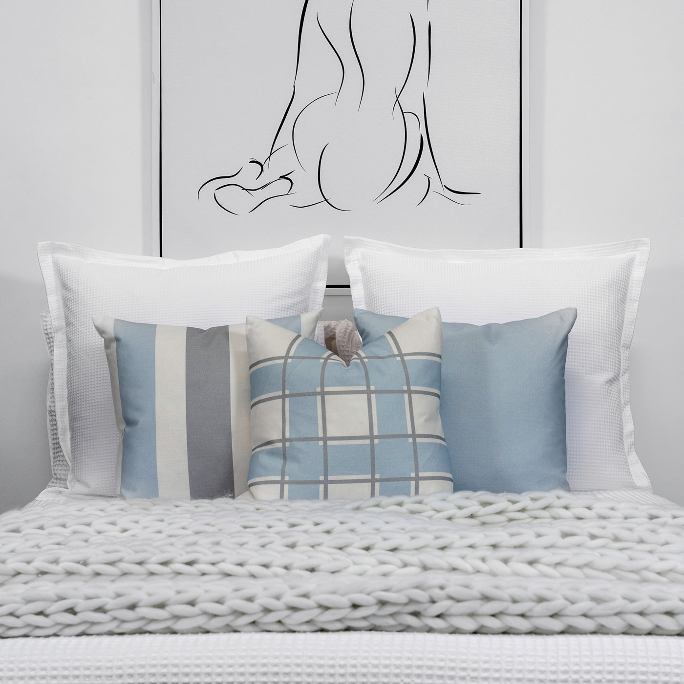 Gray Cushion Cover