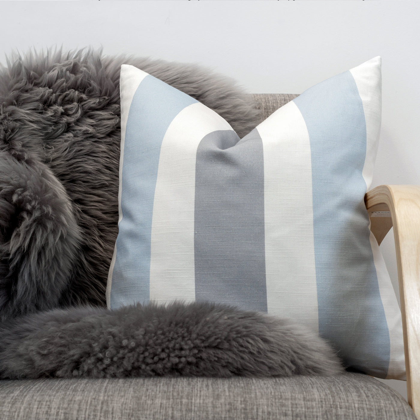 Gray Cushion Cover