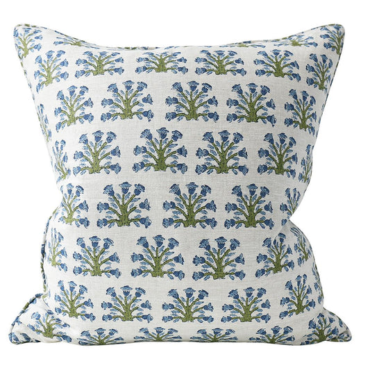 Samode Moss Azure Cushion